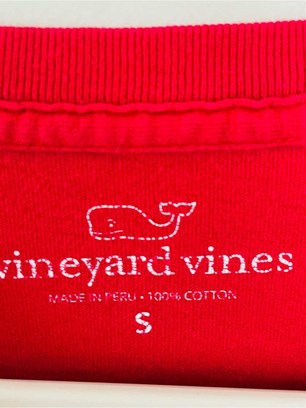 Vineyard Vines Men's Bright Red Long-Sleeve Pocket Tee - Picture 5 of 8
